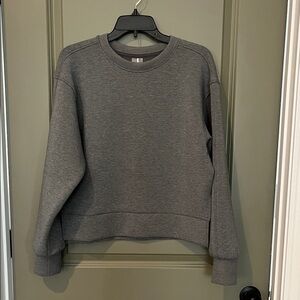 Calia XS Scuba crew neck oversized sweatshirt. Heather gray.